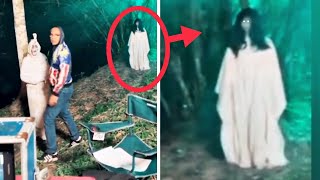 LAGI SYUTING FILM HORROR DI DATANGI KUNTILANAK ASLI ! 10 PENAMPAKAN HANTU TERJELAS DAN SERAM