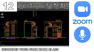 12 | Elevation in AutoCAD from Sketchup | Nepali Tutorial | Online Workshop one