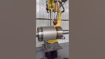 Roller laser cladding#lasercladding #lasercladdinghead