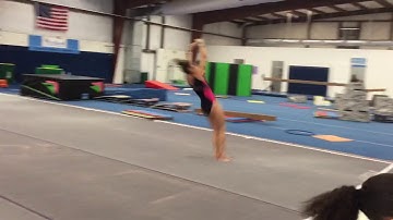Maddie Kinsey Level 10 - front handspring front full front pike on floor