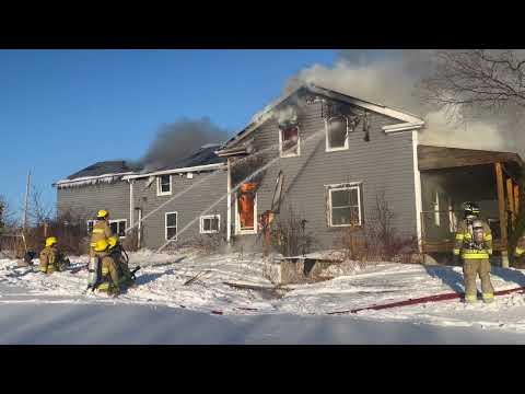 House Fire Alnwick Haldimand Township January 25, 2022