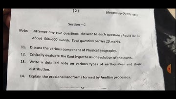 Jammu University Big Mistake 4th sem Geography paper Out of syllabus Ab Kya Hoo Gaa 😭🤔 ?
