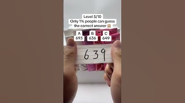 Can u guess the correct number 👀 #guess #game #challange #timing #fyp