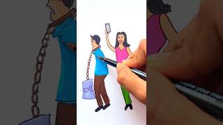 Man In Love And Selfish Wife Resimi