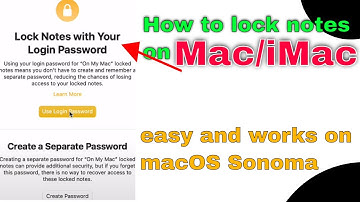 How To Lock Notes In Macbook To Keep Them Secure | macOS Sonoma