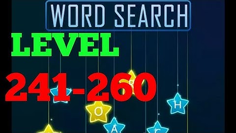 (Level 241-260) Word Connect - Word Cookies