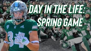 SPRING GAME VLOG - D1 FOOTBALL DAY IN THE LIFE