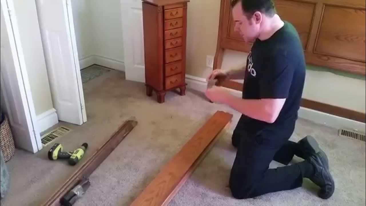 How to take apart a sleigh bed YouTube