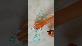 Very easy paper wall hanging craft idea #shorts #youtubeshorts #diy #homedecor #papercraft