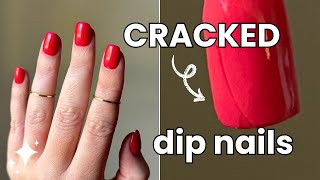 How To prevent Dip Powder Nails From CRACKING And CHIPPING