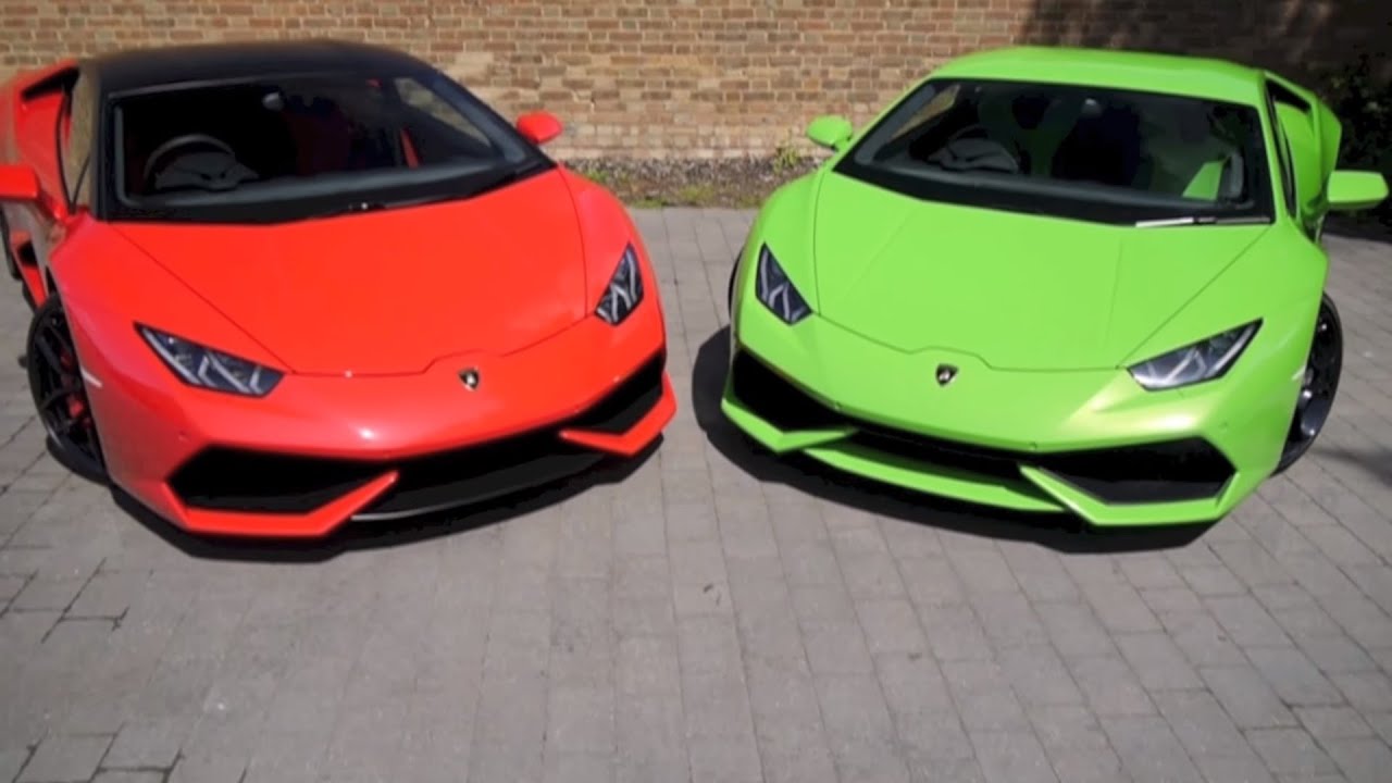 Red or Green Lamborghini Huracan LP610-4? - YouTube