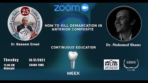 Elimination of anterior composite demarcation line By Dr Mohamed Shams