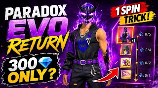 New Paradox EVO Bundle Return Event | Free Fire