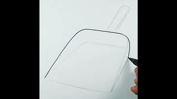How to draw Dustpan #shorts