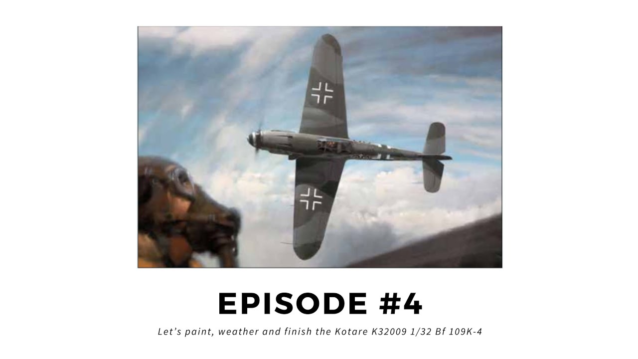 Kotare 1/32 Messerschmitt Bf 109K-4 Ep 4: Let's get it DONE!! Final Episode, paint and weathering.