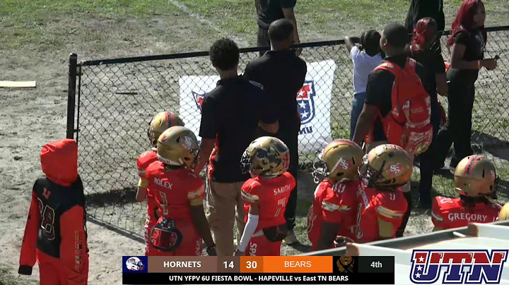 UTN YFPV 6U FIESTA BOWL - HAPEVILLE vs East TN Bears