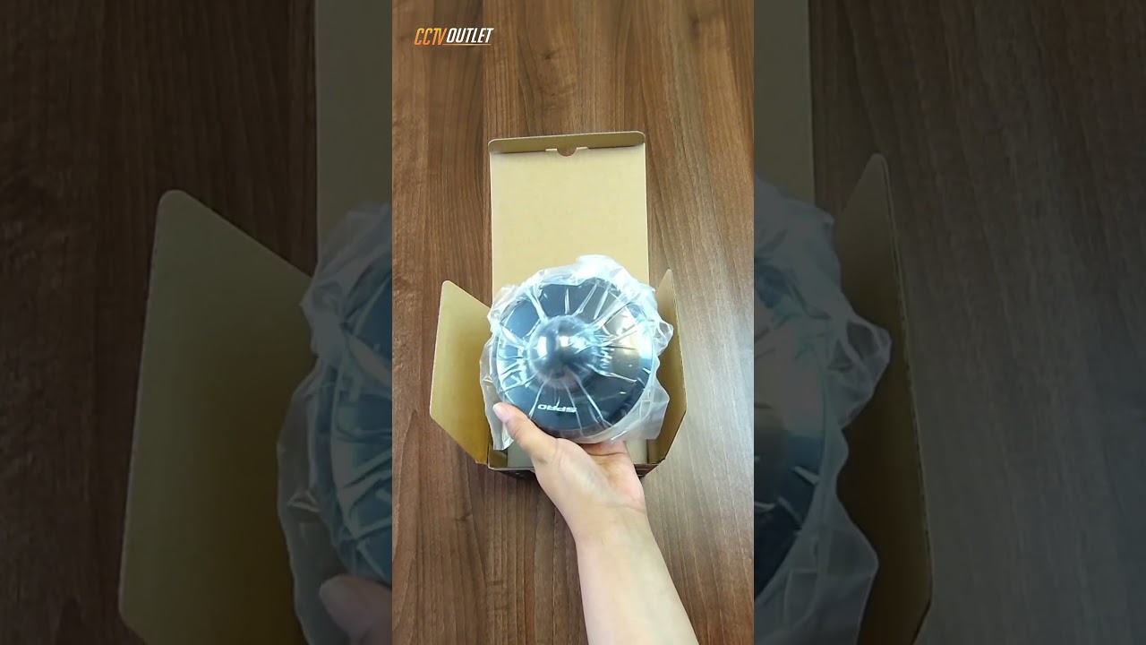 Unboxing the SPRO 4MP Mini PTZ. 