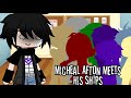 Micheal Afton meets his ships  Cringe warning  my AU  TYSM FOR 100K