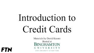 Introduction to Credit Cards @ Binghamton University screenshot 4