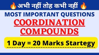 Have You Done This Questions  Most Important Questions HSC Chemistry Coordination Compounds.