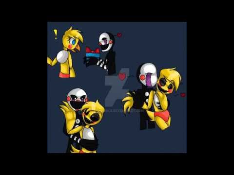 FNAF puppet x toy chica y chica - YouTube