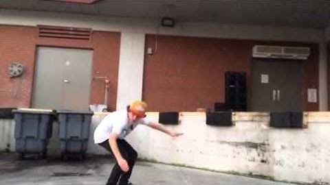 Back 180 off the loading dock