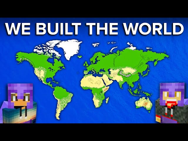 We Built The Earth in Minecraft Survival 