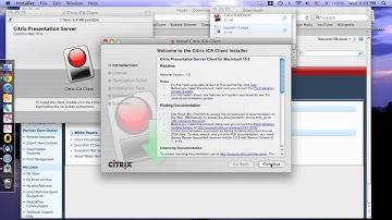 How do I install the Citrix ICA Client for MAC OS?