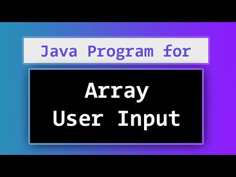 Video: Ang string ba ay isang array sa Java?