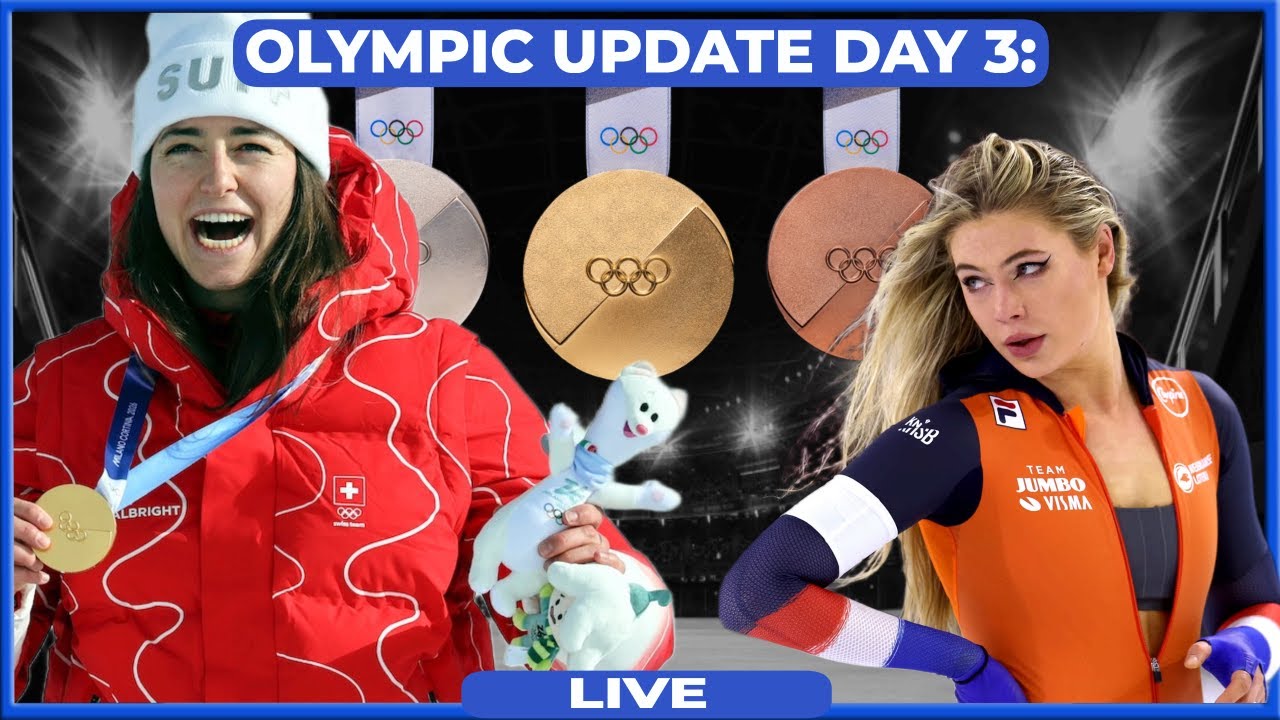 Olympia day 3 Update:Junta Leerdam Breaks Olympic Record, Swiss Ski Team Take Gold Medal !!!