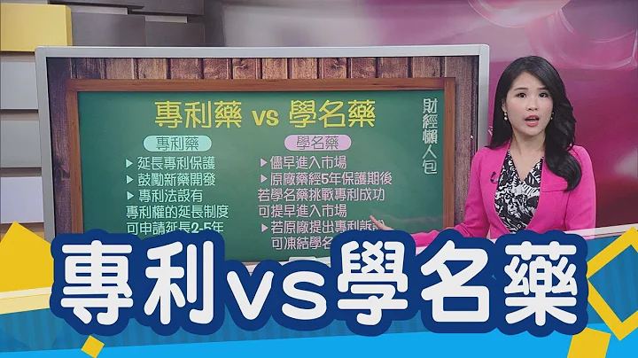 專利藥?學名藥?分別是什麼　五分鐘了解藥廠的專利藥攻防戰 ｜非凡新聞｜【財經懶人包】專利藥 - 天天要聞