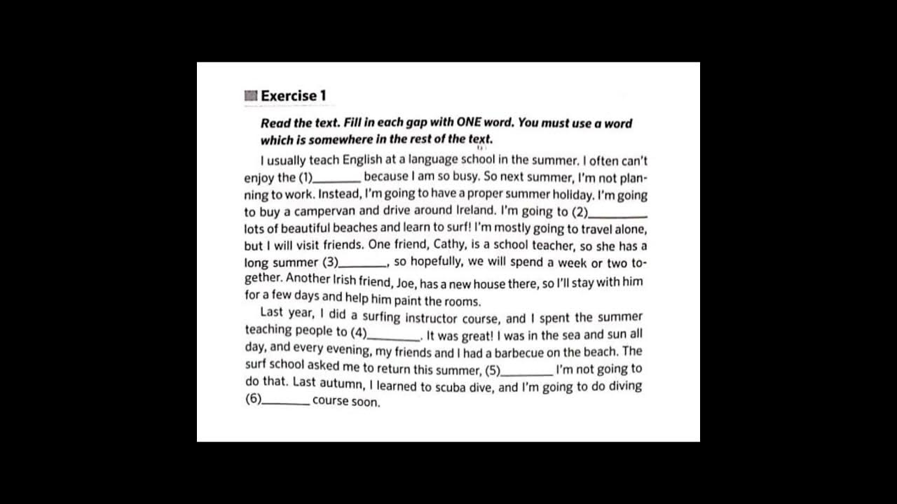 Multilevel Reading 📚 Part 1 questions. YouTube