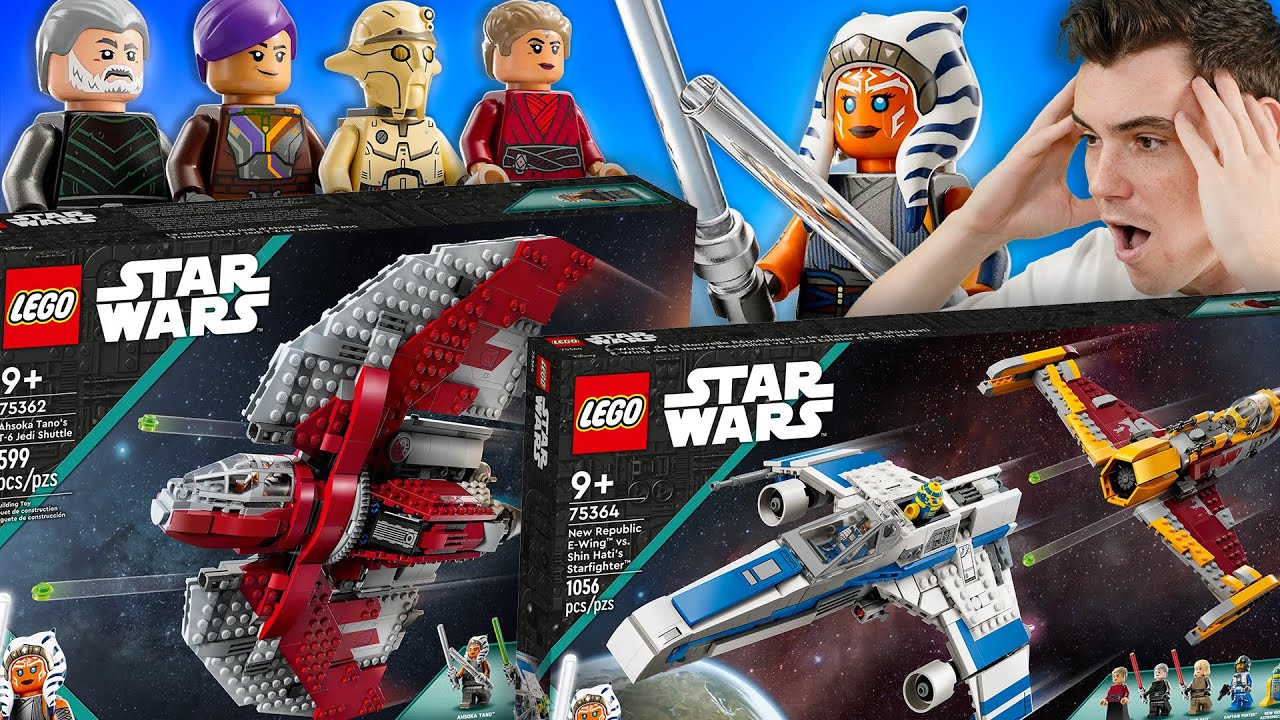 NEW LEGO WARS AHSOKA 2023 SETS! 🔥 T-6 Shuttle, E-Wing, & Shin Hati's Starfighter) YouTube