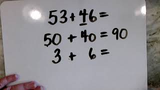 Adding Several Two Digit Numbers