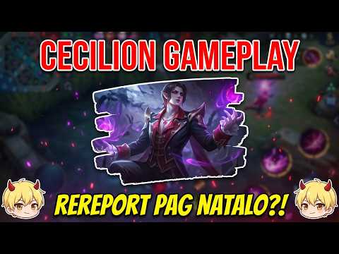 Rereport Daw Nila Ko Pag Natalo Dahil sa Cecilion Gold Lane Ko | Cecilion Gameplay