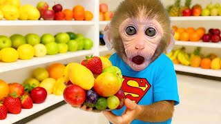 🍎🍌🚀 小猴子 BonBon 开水果摊，追着从空间门里来的水果小偷跑！ | BonBon奇妙屋