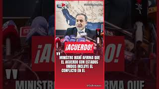 IRÁN EXIGE DETENER LOS COMBATES EN EL LÍBANO PARA FIRMAR EL ACUERDO DE PAZ #Ultimahora #shorts