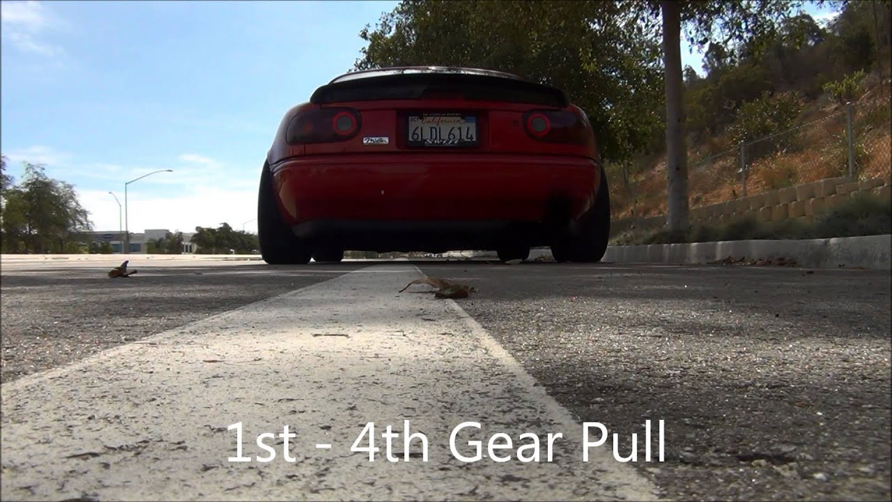 Turbo Miata Awesome Exhaust Sounds YouTube