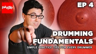 PAISTE CYMBALS - Simple Practice Tips for Every Drummer - Drumming Fundamentals with Dimitri Fantini