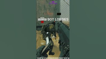 MW3 CAMO + LEVEL UP Bot lobbies