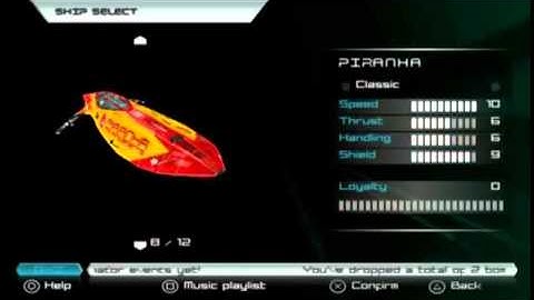 Wipeout Pulse teams/stats/ships