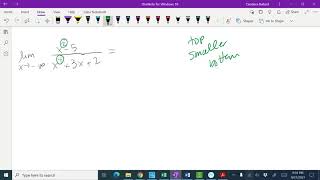 AB Topic 1.15 Limit at infinity numerator exponent smaller