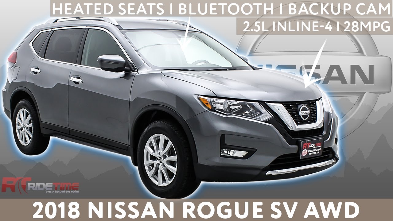 2018 Nissan Rogue SV AWD | WorldWide Delivery | ridetime.ca - YouTube