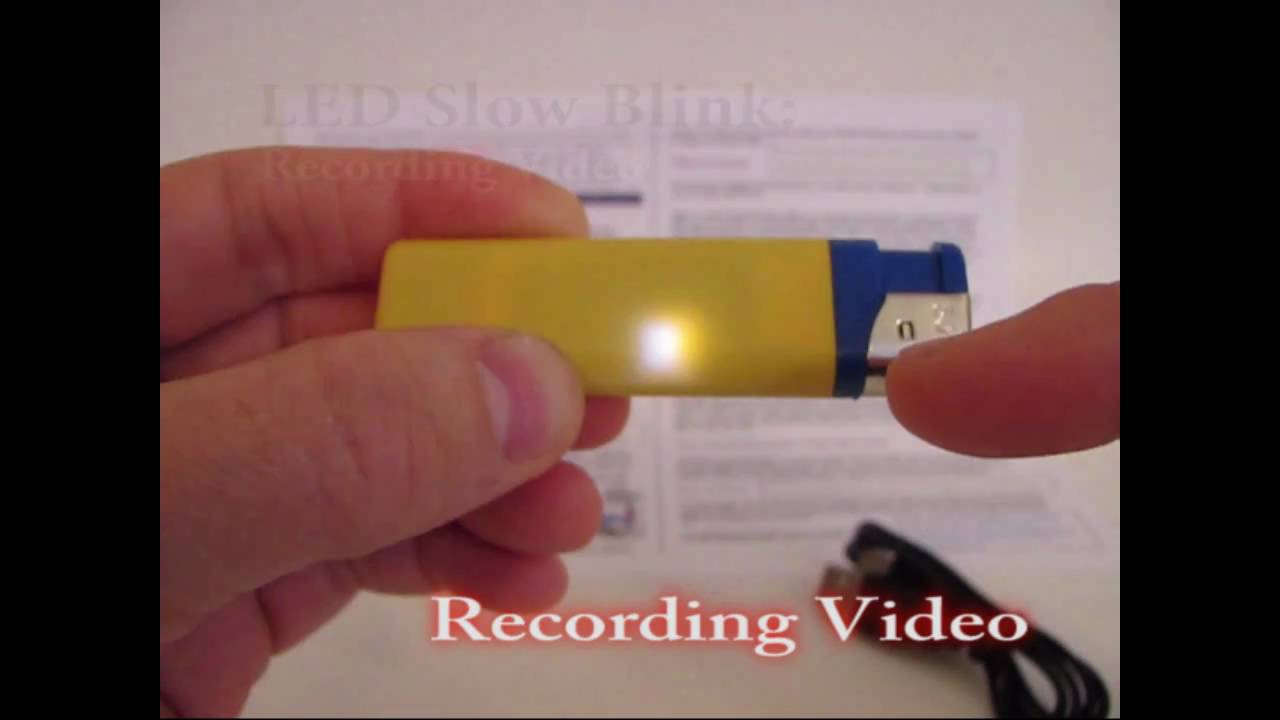 Lily tyran Gøre husarbejde Lighter Spycam DVR Demo Instructions - YouTube