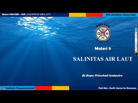 [OS9] Salinitas Air Laut | Materi Ringkas Oseanografi OSN/KSN Kebumian Geografi SMA