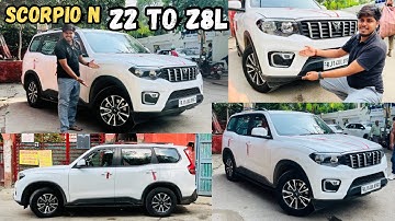 Mahindra Scorpio N Z2 Modifications | Scorpio N Z2 to Z8L Modified | Scorpio N Z2 Modified