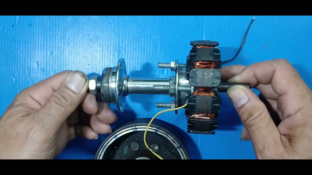 How to make lights from motorcycle power supply coils