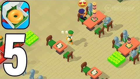 Donut Inc. - Gameplay Walkthrough Part 5 Full Tutorial Game (Android,iOS)