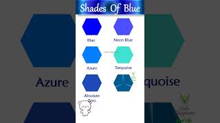 Shades of Blue  color  #shorts #color #shortsyoutube