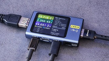 FNIRSI FNB58 196W Professional USB Oscilloscope Tester Review